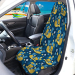 Hawaiian Tiki Pattern Print Waterproof Car Seat Cover