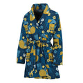 Hawaiian Tiki Pattern Print Women's Bathrobe