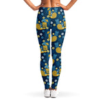 Hawaiian Tiki Pattern Print Women's Leggings