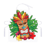 Hawaiian Tiki Print Adjustable Apron