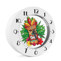 Hawaiian Tiki Print Alarm Clock