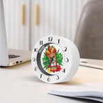 Hawaiian Tiki Print Alarm Clock