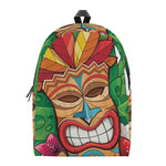 Hawaiian Tiki Print Backpack