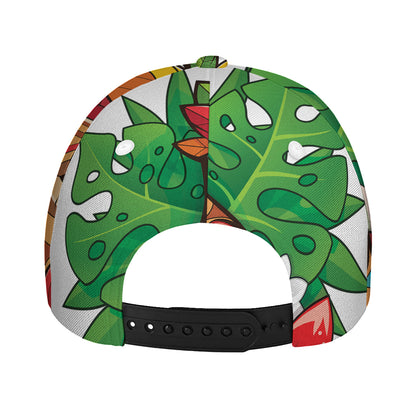 Hawaiian Tiki Print Baseball Cap