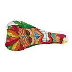 Hawaiian Tiki Print Bicycle Seat Cover