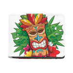Hawaiian Tiki Print Bifold Wallet