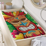 Hawaiian Tiki Print Changing Pad Cover