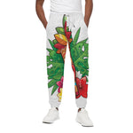 Hawaiian Tiki Print Cotton Pants
