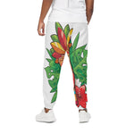 Hawaiian Tiki Print Cotton Pants