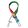 Hawaiian Tiki Print Dog Seat Belt