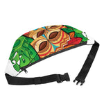 Hawaiian Tiki Print Fanny Pack