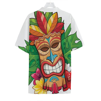 Hawaiian Tiki Print Hawaiian Shirt