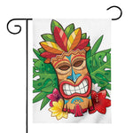 Hawaiian Tiki Print House Flag