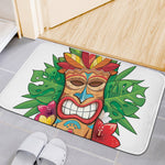 Hawaiian Tiki Print Indoor Door Mat