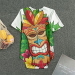Hawaiian Tiki Print Men's Bodysuit