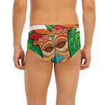 Hawaiian Tiki Print Men's Briefs