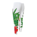 Hawaiian Tiki Print Men's Compression Pants