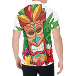 Hawaiian Tiki Print Men's Shirt