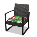 Hawaiian Tiki Print Outdoor Seat Cushion Cover
