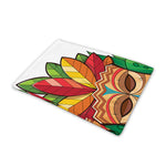 Hawaiian Tiki Print Pet Cooling Mat Cover