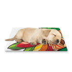 Hawaiian Tiki Print Pet Cooling Mat Cover
