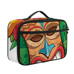 Hawaiian Tiki Print Portable Lunch Bag