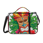 Hawaiian Tiki Print Shoulder Strap Bible Bag