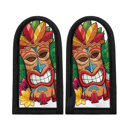 Hawaiian Tiki Print Skillet Handle Cover