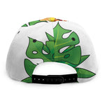 Hawaiian Tiki Print Snapback Cap