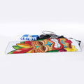 Hawaiian Tiki Print Sports Towel