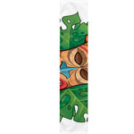Hawaiian Tiki Print Table Runner
