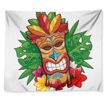 Hawaiian Tiki Print Tapestry