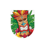 Hawaiian Tiki Print Toilet Lid Cover