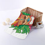 Hawaiian Tiki Print Towel