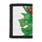 Hawaiian Tiki Print Trifold Wallet