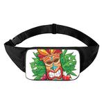 Hawaiian Tiki Print Waist Bag