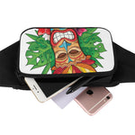 Hawaiian Tiki Print Waist Bag