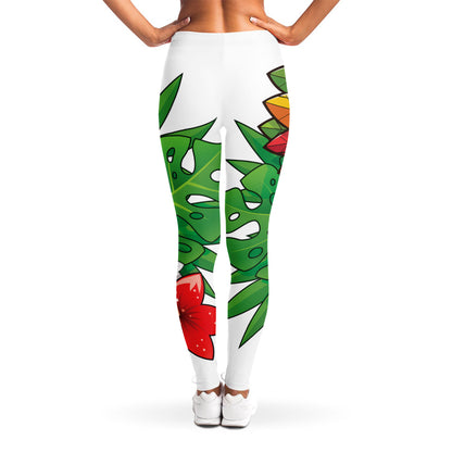 Hawaiian Tiki Print Women's Leggings