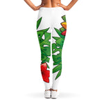 Hawaiian Tiki Print Women's Leggings