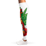 Hawaiian Tiki Print Women's Leggings
