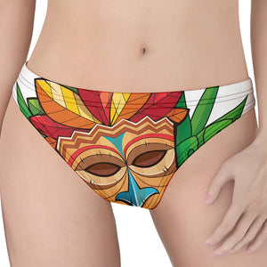 Hawaiian Tiki Print Women's Thong