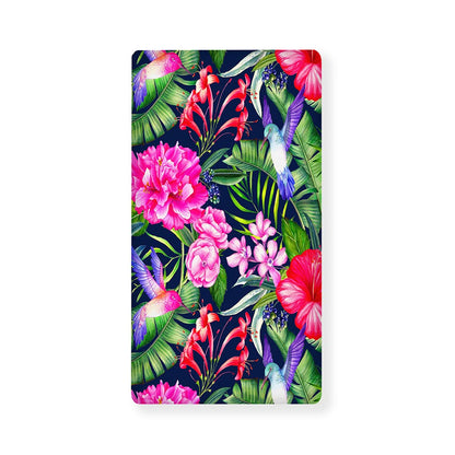 Hawaiian Tropical Birds Pattern Print Baby Crib Sheet