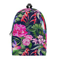 Hawaiian Tropical Birds Pattern Print School Backpack