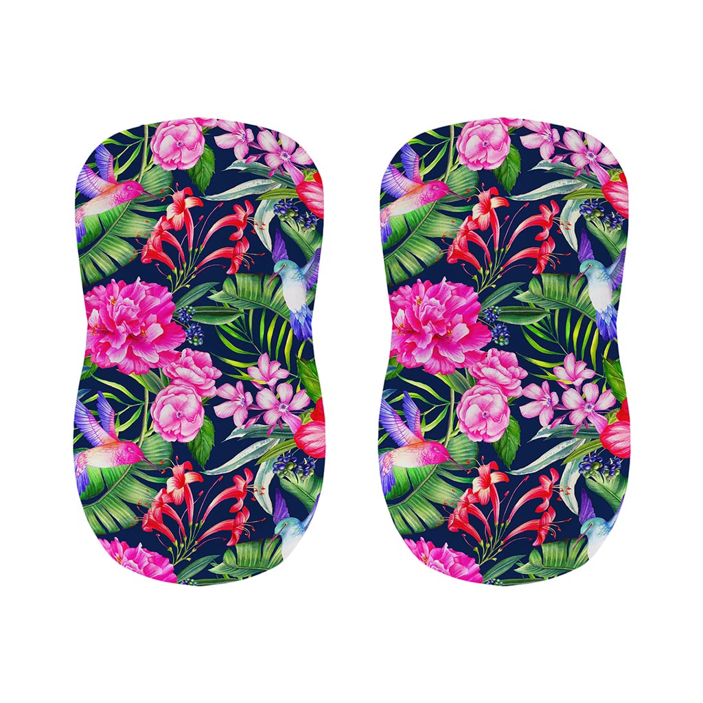 Hawaiian Tropical Birds Pattern Print Bar Stool Covers