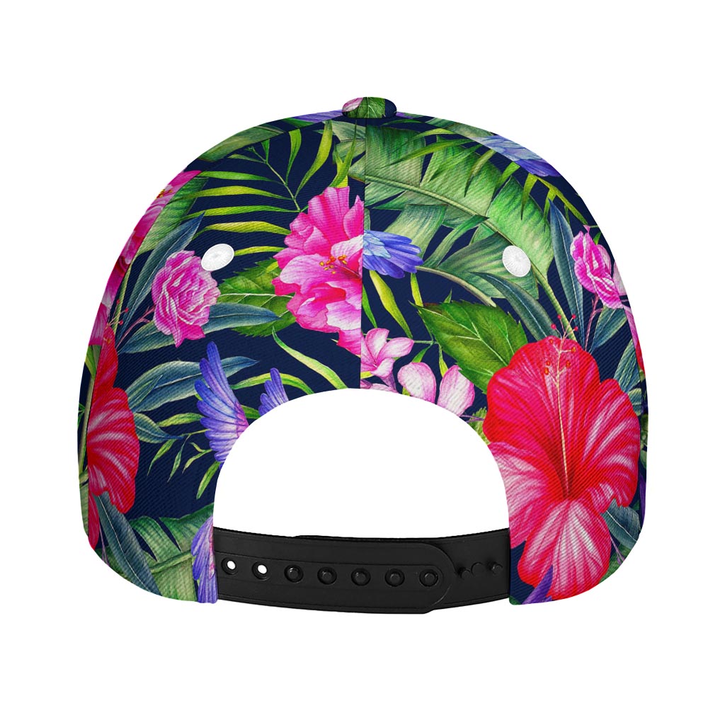 Hawaiian Tropical Birds Pattern Print Baseball Cap