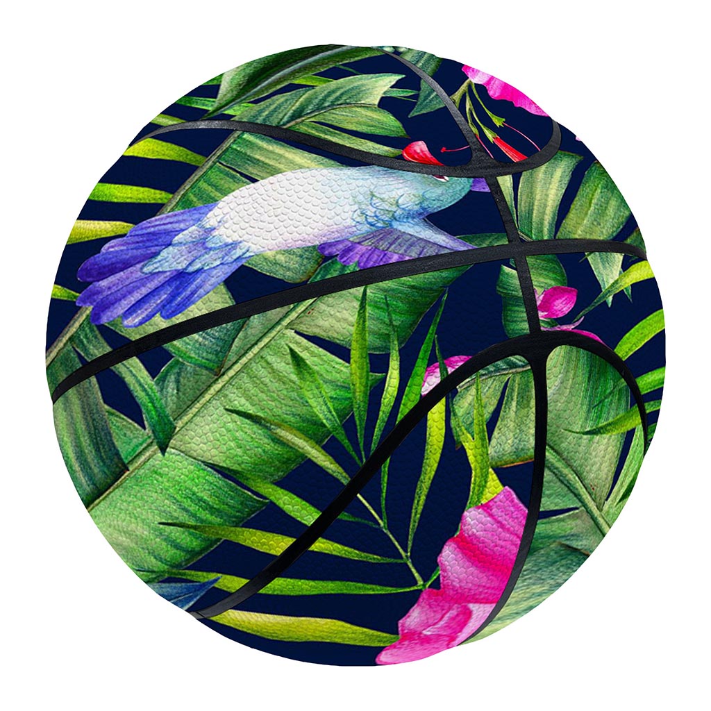 Hawaiian Tropical Birds Pattern Print Basketball