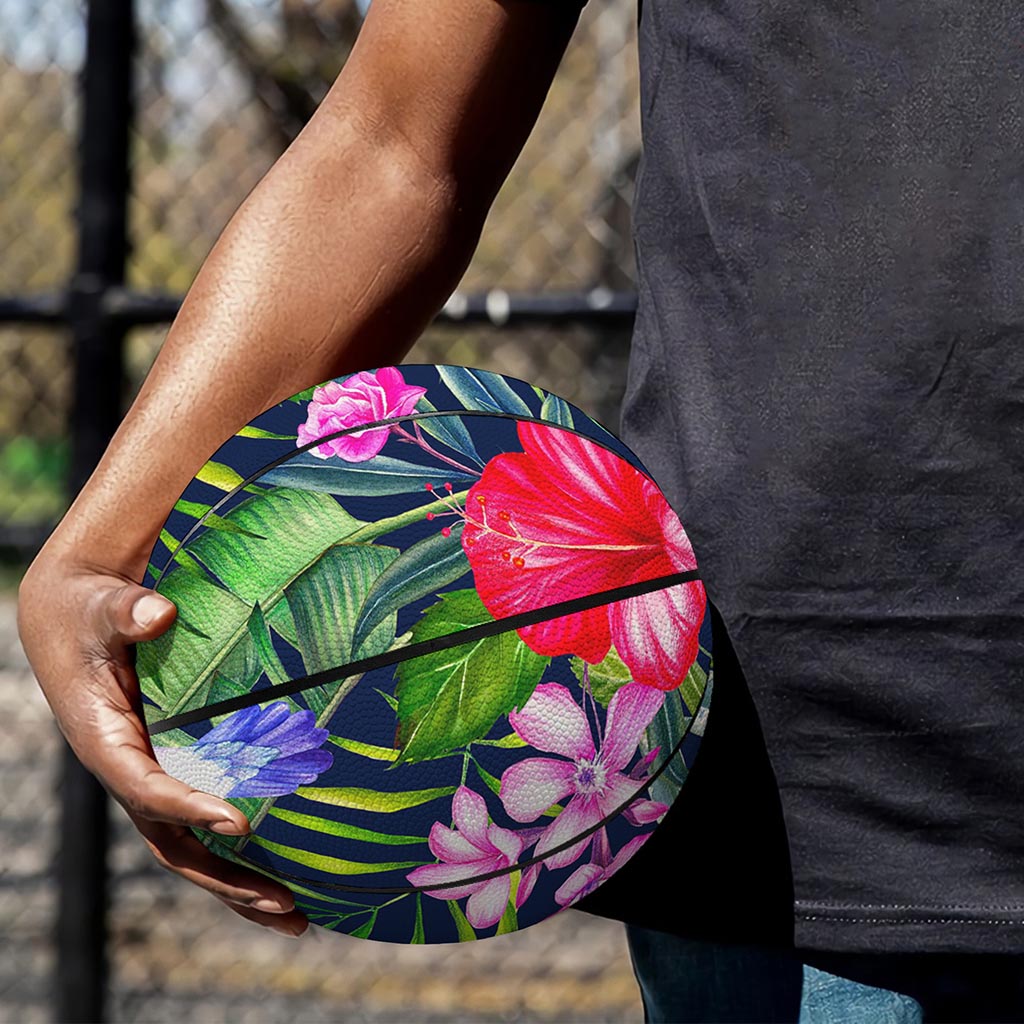 Hawaiian Tropical Birds Pattern Print Basketball
