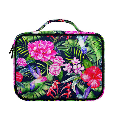 Hawaiian Tropical Birds Pattern Print Briefcase Bible Bag