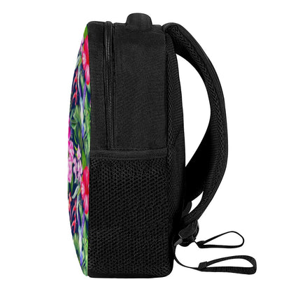 Hawaiian Tropical Birds Pattern Print Casual Backpack
