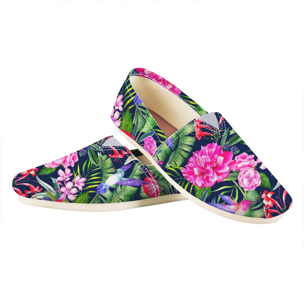 Hawaiian Tropical Birds Pattern Print Casual Shoes